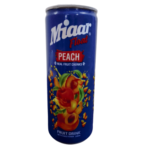 Peach Float With Fruit Chunks